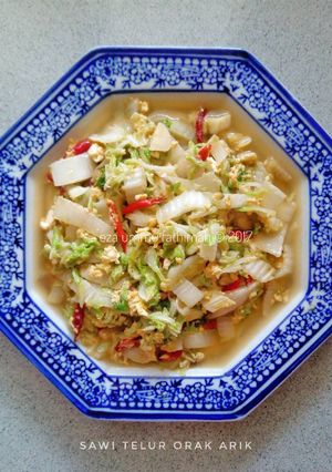 Foto resep Sawi Telur Orak Arik