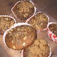 Muffins integrales de manzana