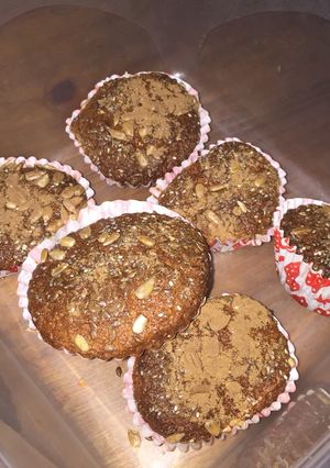 Una foto de Muffins integrales de manzana