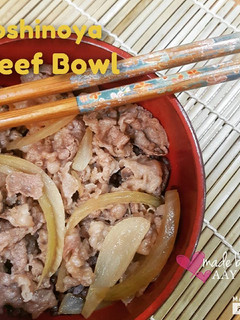 Foto resep Yoshinoya beef bowl
