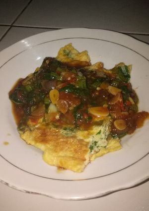 Foto resep Telur dadar saus kecap