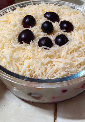 Foto resep Salad buah segar sederhana