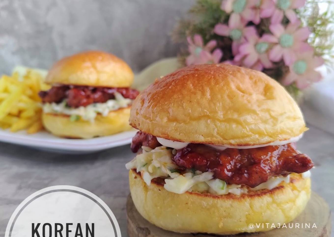 Korean Chicken Burger