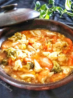 Foto resep Capcay Kuah Merah