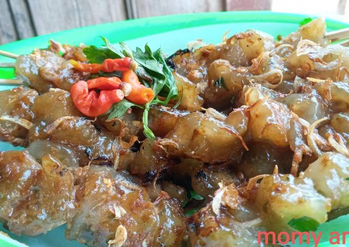 Resep Sate Aci Bumbu Kacang, Bisa Manjain Lidah