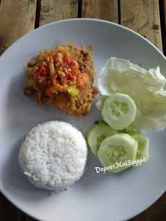 Foto resep Ayam geprek sambal bawang