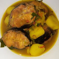 A picture of Catfish pepper soup.