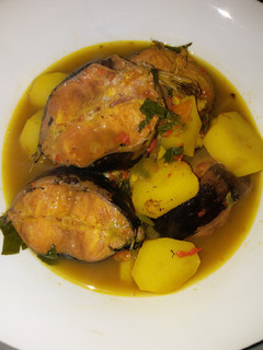 A picture of Catfish pepper soup.