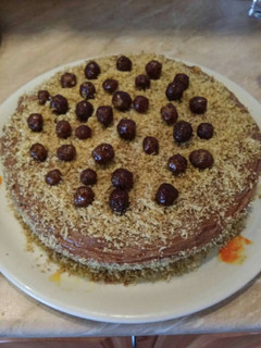 Dió torta recept fotója