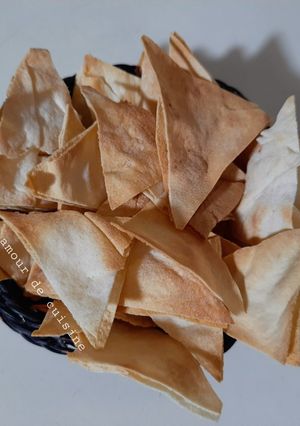 Une photo de Chips de pain pita nature 🍿