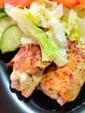 Pechugas rellenas de queso y jamón