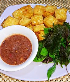 đậu hũ chiên giòn