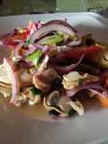Ceviche de cholgas y almejas