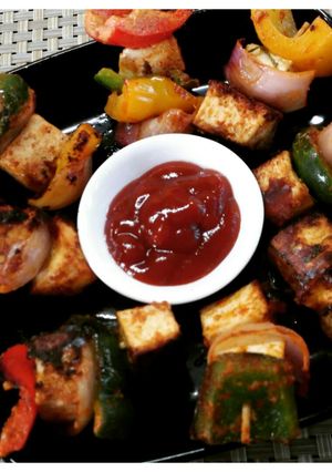 A picture of Paneer tikka.