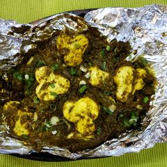 Hyderabadi Sizzling Paneer Tikka A picture of Hyderabadi Sizzling Paneer Tikka.