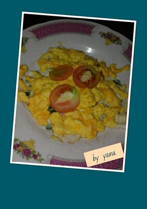 Foto resep Dadar & saus telur asin