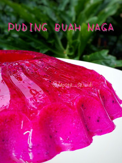 Foto resep Puding Buah Naga