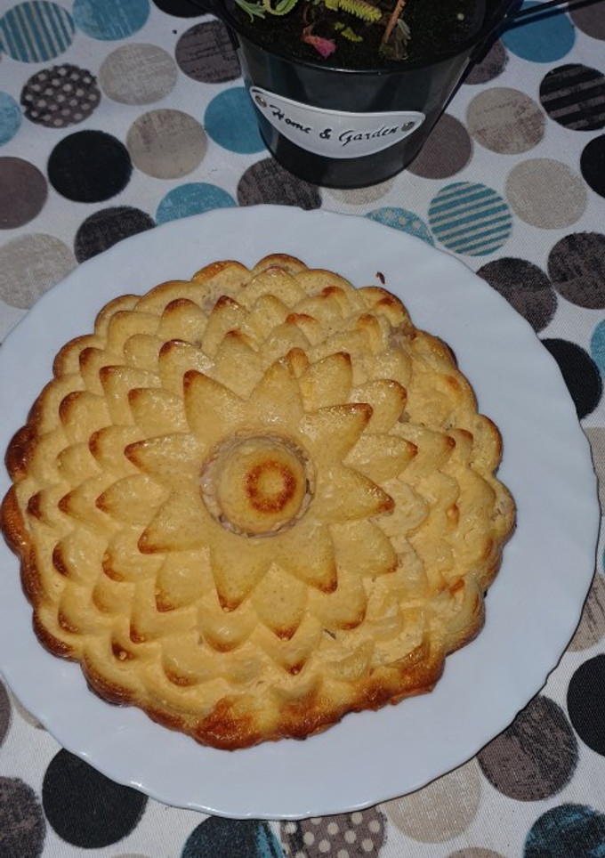 Una foto de Tortilla al horno de jamón y queso
