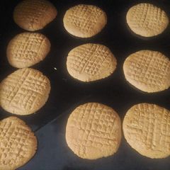 A picture of Peanut butter coconut cookies.