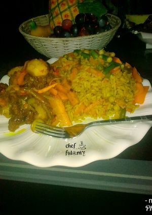 A picture of Jollop rice by ful@rny"ss kitchen..