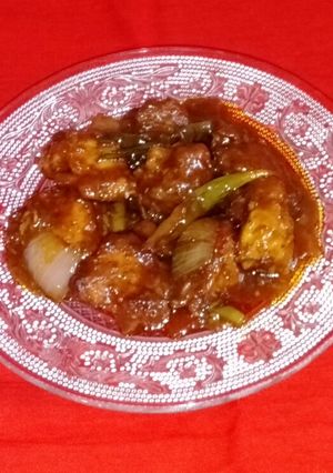 চিলি চিকেন(Chili chicken recipe in bengali) রেসিপির প্রধান ছবি