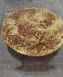 Quiche o aplastao de paté Doña Lozano, quelites, amaranto, pinole, betabel  y almendras pal corazón