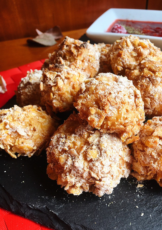 Una foto de Palomitas de pollo saludables