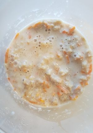 Una foto de Porridge de zanahoria