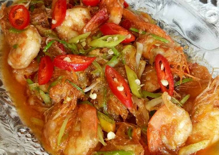 Bagaimana Menyiapkan Udang goreng bawang yang Bikin Ngiler
