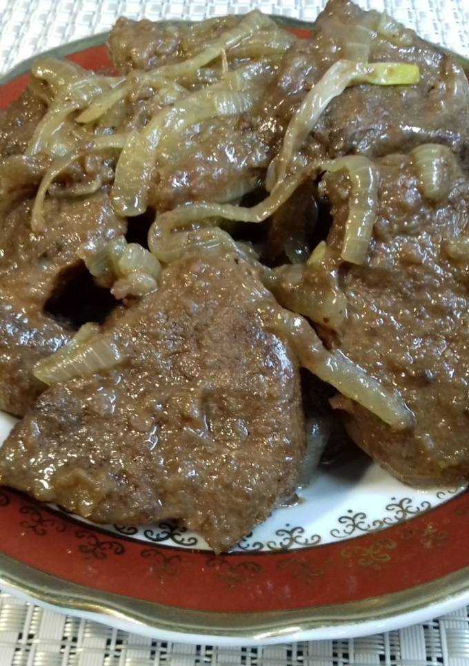 Очень мягкая нежная говяжья печень