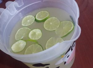 Una foto de Agua de limón para el calor 🍋