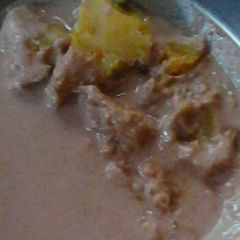 A picture of Ground nut stew (Ndengu ya Njugu).