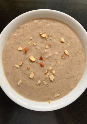 A picture of Vegan Brown Rice Porridge/Kheer.