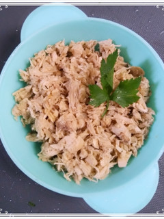 Foto resep Abon Ayam (toping mie pangsit)