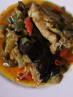 A picture of Tempting Oven Baked Chicken & Aubergines (Kotopoulo me Melitzanes sto fourno).