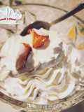 Manzana Caramelizada con Nata