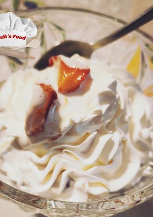 Foto principal de Manzana Caramelizada con Nata