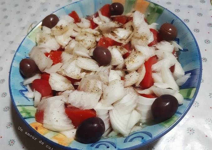 Salade tomate oignon 🍅