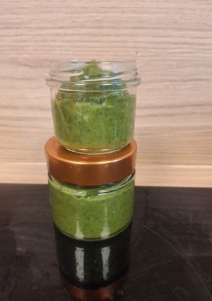 Une photo de Purée bébé mache