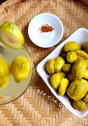 Hình của món Cóc ngâm.
