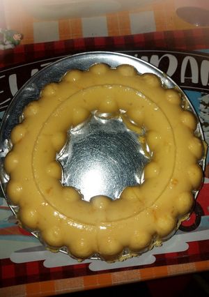 Una foto de Gelatina cremosa de Mango