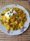 Cau cau de alcachofa