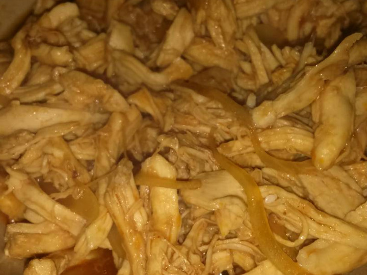 Resep Ayam Suwir Manis Pedas, Enak Banget