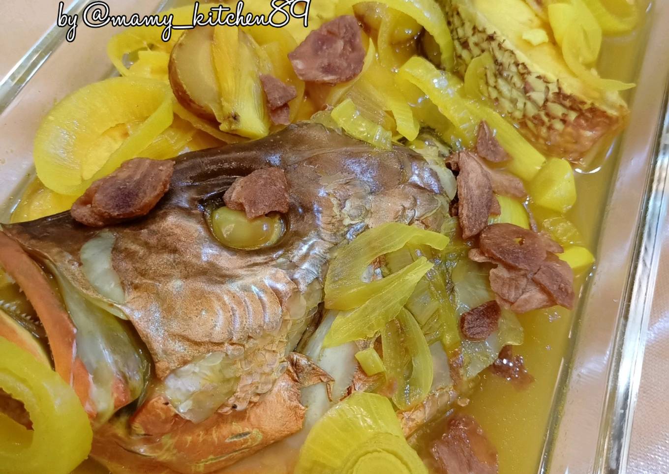 🐠Ikan Merah Masak Singgang-Resipi Berpantang