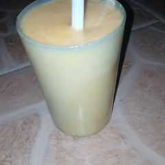 A picture of Paw paw smoothie.
