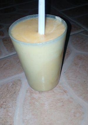 A picture of Paw paw smoothie.