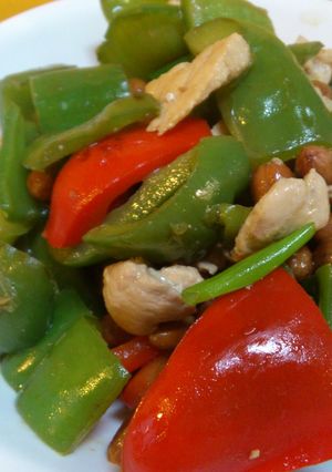 雞肉片炒青椒 的食譜成品照片