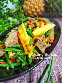 Foto resep Oseng Buncis Daging Sapi
