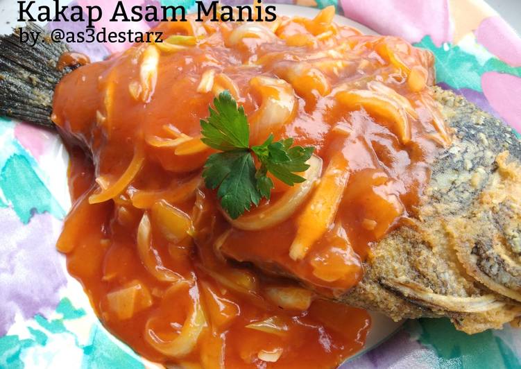 Resep Kakap Asam Manis, Menggugah Selera