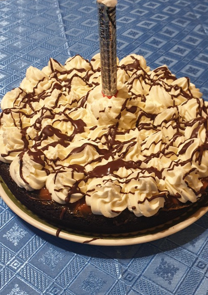 Una foto de Torta brownie